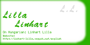 lilla linhart business card